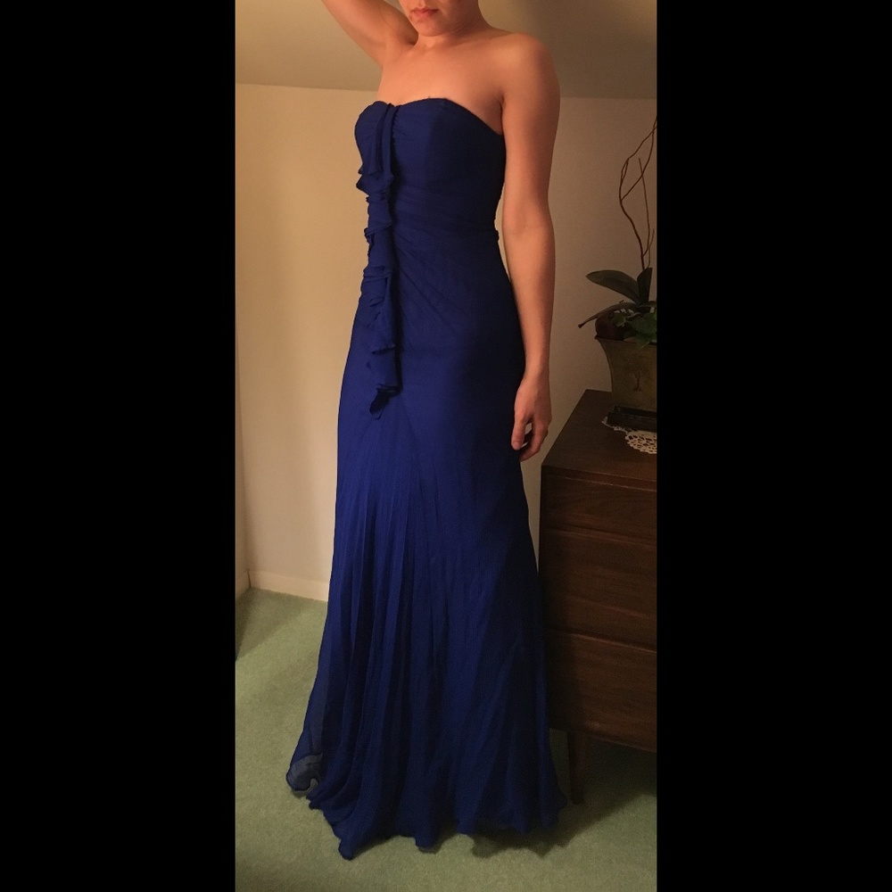 Ruched & Ruffle Gown - Picture 1 of 1